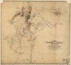 1863 Civil War Map battlefield of Chancellorsville, VA  