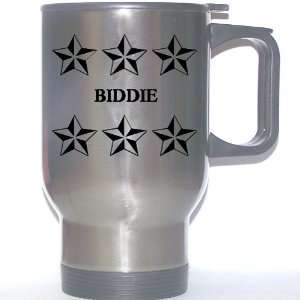 Personal Name Gift   BIDDIE Stainless Steel Mug (black 