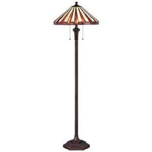  Marquis Tiffany Style Quoizel Floor Lamp