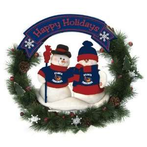  BSS   Atlanta Thrashers NHL Snowman Christmas Wreath (20 