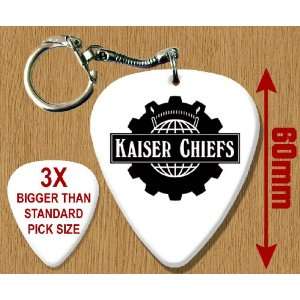  Kaiser Chiefs BIG Guitar Pick Keyring: Musical Instruments