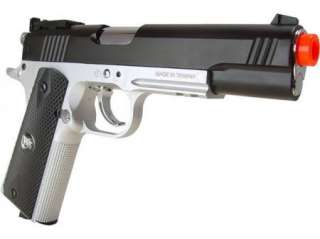 WG 500 FPS SIL 1911 Co2 Powered Airsoft Gas Pistol Gun  