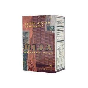  Flora   Bija Lemon Ginger Echinacea Herbal Tea Certified 