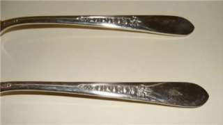 Replacements 2 Large Serving Spoons Priscilla Lady Ann 1941 Original 