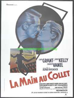 TO CATCH A THIEF MOVIE POSTER FRENCH 47x63 CARY GRANT  