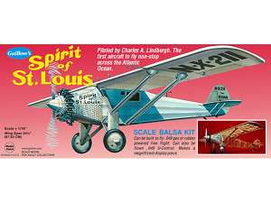 Guillows 807 The Spirit of St. Louis 34 1/2 Wings 1:16  
