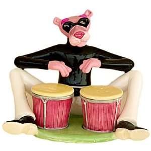  Pink Panther with Bongo Salt and Pepper Shakers Kitchen 