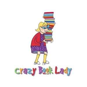  Crazy Book Lady Buttons: Arts, Crafts & Sewing