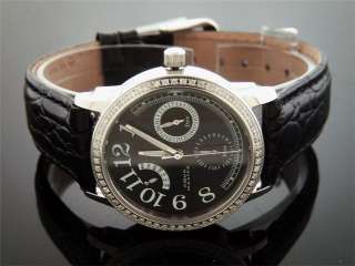   MASTER LADY ROUND STYLE SMALL 33MM 0.50CT DIAMONDS BLACK FACE  