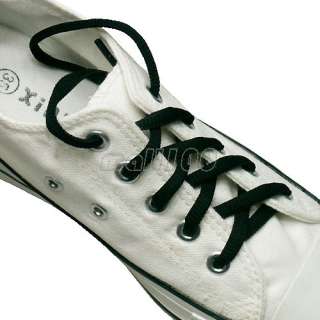 45 Oval Sneaker Shoelaces Athletic Shoe Lace Black  