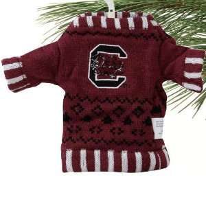    South Carolina Knit Sweater Ornament (Set of 3)