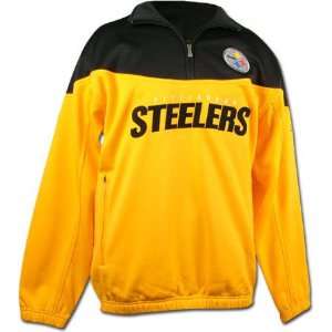  Pittsburgh Steelers 1/4 Zip Coaches Pullover Fleece Jacket 