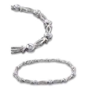   14kt White Gold And Diamond Bracelet: Gold and Diamond Source: Jewelry