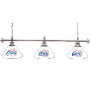 Los Angeles Clippers NBA 3 Shade Billiard Lamp   60 inches   Game Room 