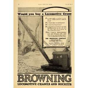   Locomotive Bucket Coal Handling   Original Print Ad