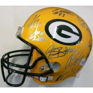  2010 Green Bay Packers Team Signed Full Size Helmet 