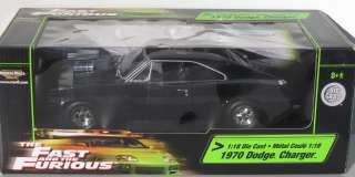 ERTL diecast The Fast And The Furious 1970 Dodge Charger 1:18 scale 