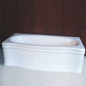  Herbeau 070102 Moustier Bleu Old Time Fiberglass Bathtub 