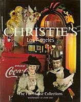 Christies Los Angeles The Fun House Collection 6/27/01  