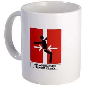  Dont Go In or Out, subway Milan IT Funny Mug by CafePress 