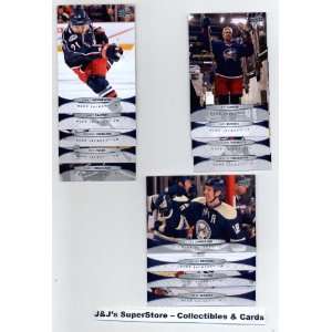   Album  13 NHL Trading Cards Including  Rick Nash, Jeff Carter