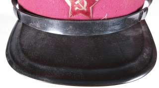 1944 RUSSIAN SOVIET WW2 RED ARMY INFANTRY OFFICER VISOR CAP  