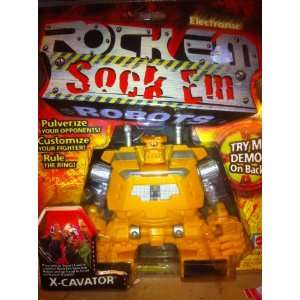  Electronic Rockem Sockem Robot X cavator Toys & Games