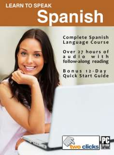 LEARN TO SPEAK SPANISH Language Course CD/ROM w/ Audio!  