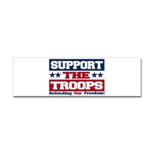  Bumper Sticker Support the Troops Defending Our Freedom 