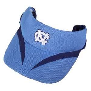   Tar Heels (UNC) Sky Blue Players Visor W/Navy Band