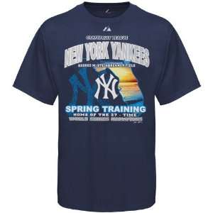  Majestic New York Yankees Navy Blue State Scene Spring 
