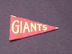 1940 New York Giants Baseball Felt Mini Pennant