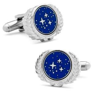  Cufflinks Inc Star Trek UFP Cufflinks (ST UFP SL) Jewelry