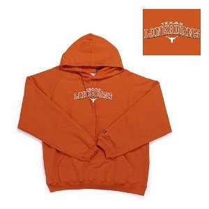Texas Longhorns NCAA Goalie Hooded Sweatshirt (Texas Orange) (Medium 