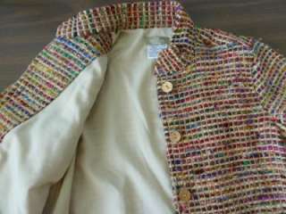 Art to Wear TERRITORY AHEAD Boho Lagenlook Silk/Cotton Mandarin Jacket 