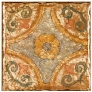   Glazed Terra Cotta Floor & Wall Decor Tile (Each)