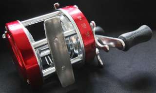   Hand 3 ball bearings high speed Baitcasting Reel 5.2:1 CL40 Red  