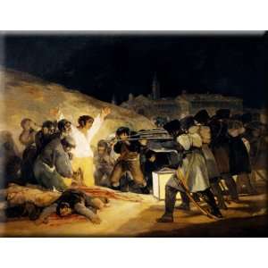   1808 16x12 Streched Canvas Art by Goya, Francisco de