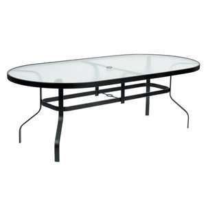  Furniture 4284KD NI UH 84in. Oval Outdoor Dining Table: Home & Kitchen