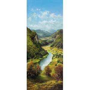  Carpathian River Scene Ii   Poster by Helmut Glassl (16.25 