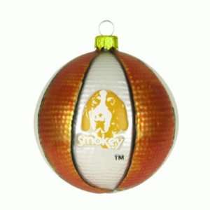 TENNESSEE VOLUNTEERS GLASS CHRISTMAS ORNAMENTS (3)