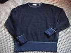 SMITH & TELFORD Mens Black Cashmere Long Sleeve Turtleneck Sweater 