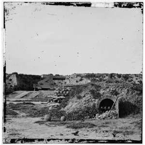   Fort Darling. Magazines, bomb proof and shot & shell