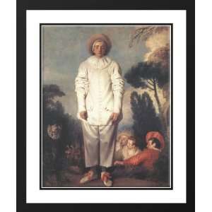   Jean Antoine 20x23 Framed and Double Matted Gilles