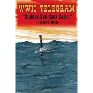  By Buyenlarge WWII Telegram 12x18 Giclee on canvas