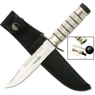 You are bidding on a MTech USA TACTICAL SURVIVAL KNIFE WITH KIT AND 