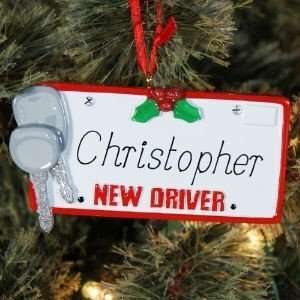  Personalized New Driver License Teen Christmas Ornament 