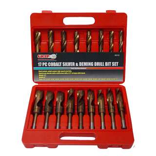   35315 17 Pc Cobalt Silver and Deming Drill Bit Set 097257353157  