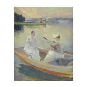 Albert Edelfelt   Summer Evening, Borga Harbour Giclee  