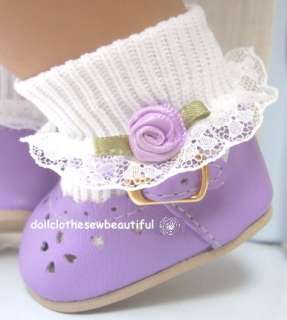 DOLL CLOTHES fits Bitty Baby Lavender Shoes & Socks!!!!  